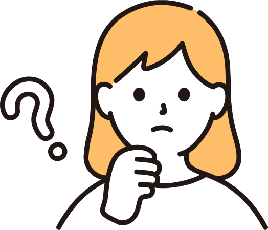 不思議に思う女性